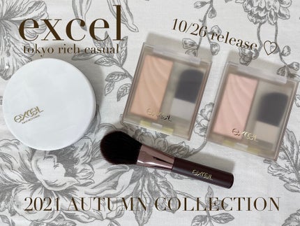 ハイライトチークブラシ/excel/メイクブラシを使ったクチコミ(1枚目)