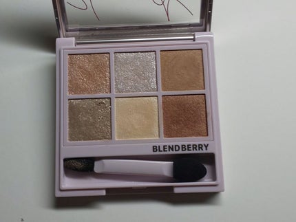 オーラクリエイション #myfavbrown 006 アーモンド&ゴールドブラウン/BLEND BERRY/アイシャドウパレットの画像