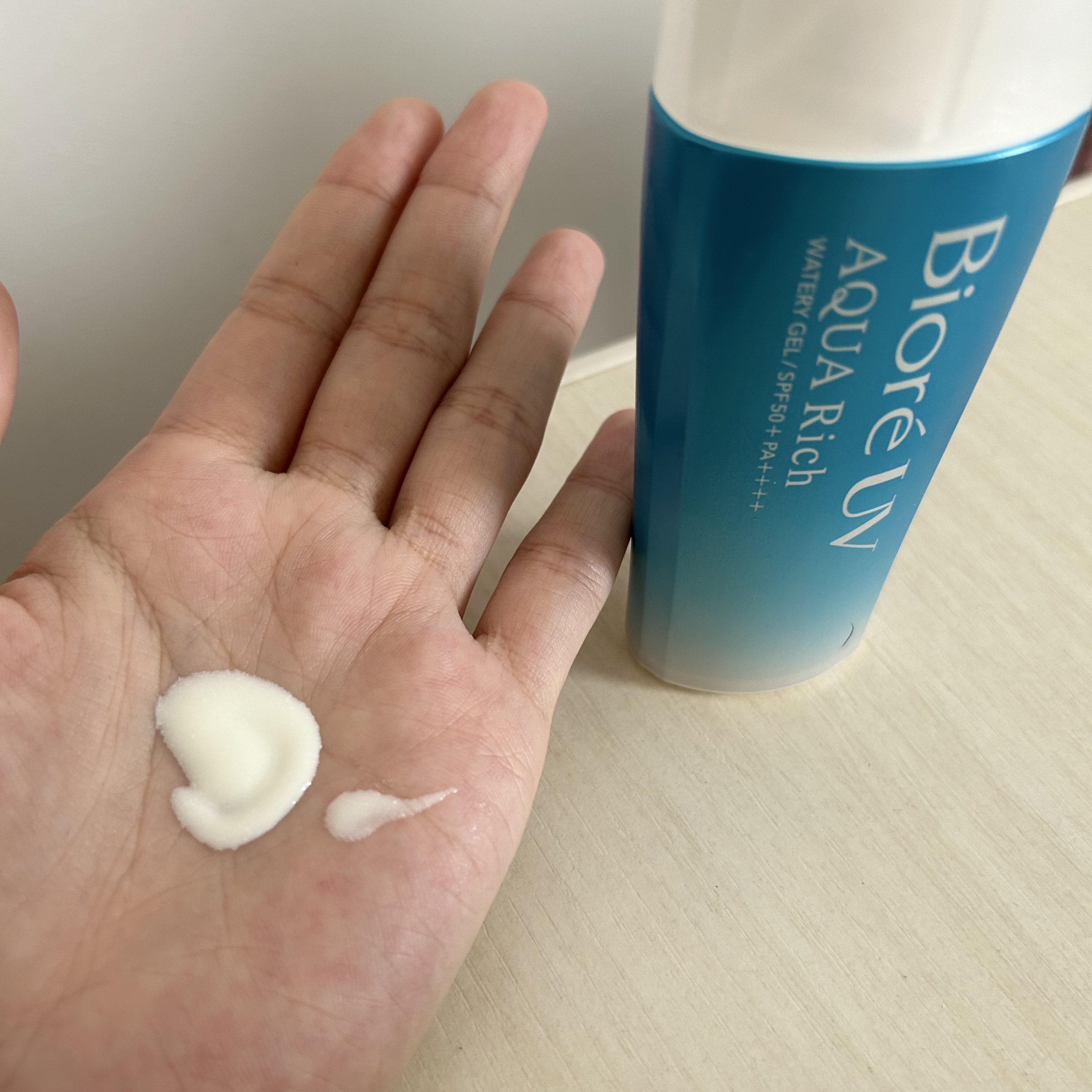 ビオレUV アクアリッチ ウォータリージェル/ビオレ/日焼け止めジェルを使ったクチコミ（2枚目）