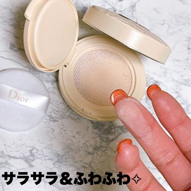 ディオールスキン フォーエヴァー クッション パウダー ミディアム/Dior/ルースパウダーを使ったクチコミ（3枚目）