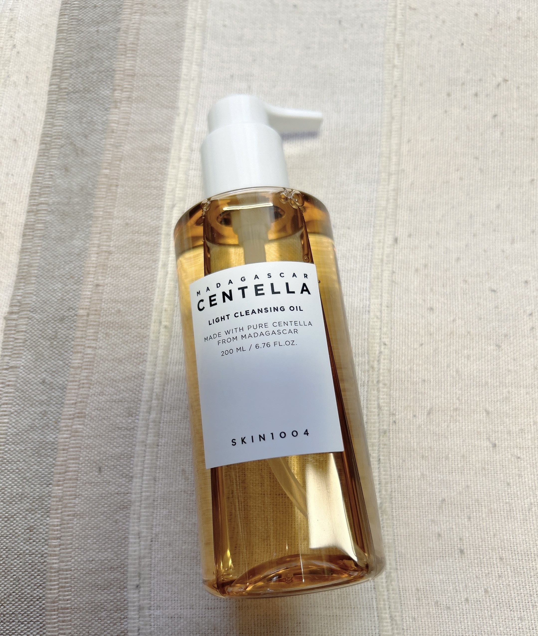 センテラ ライトクレンジングオイル/SKIN1004/オイルクレンジングを使ったクチコミ（1枚目）