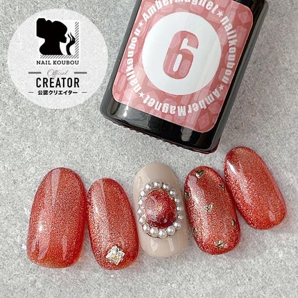 aiainail_@セルフネイル on LIPS 「ネイル工房新商品情報📣【AmberMagnet】をご紹介♡..」(1枚目)