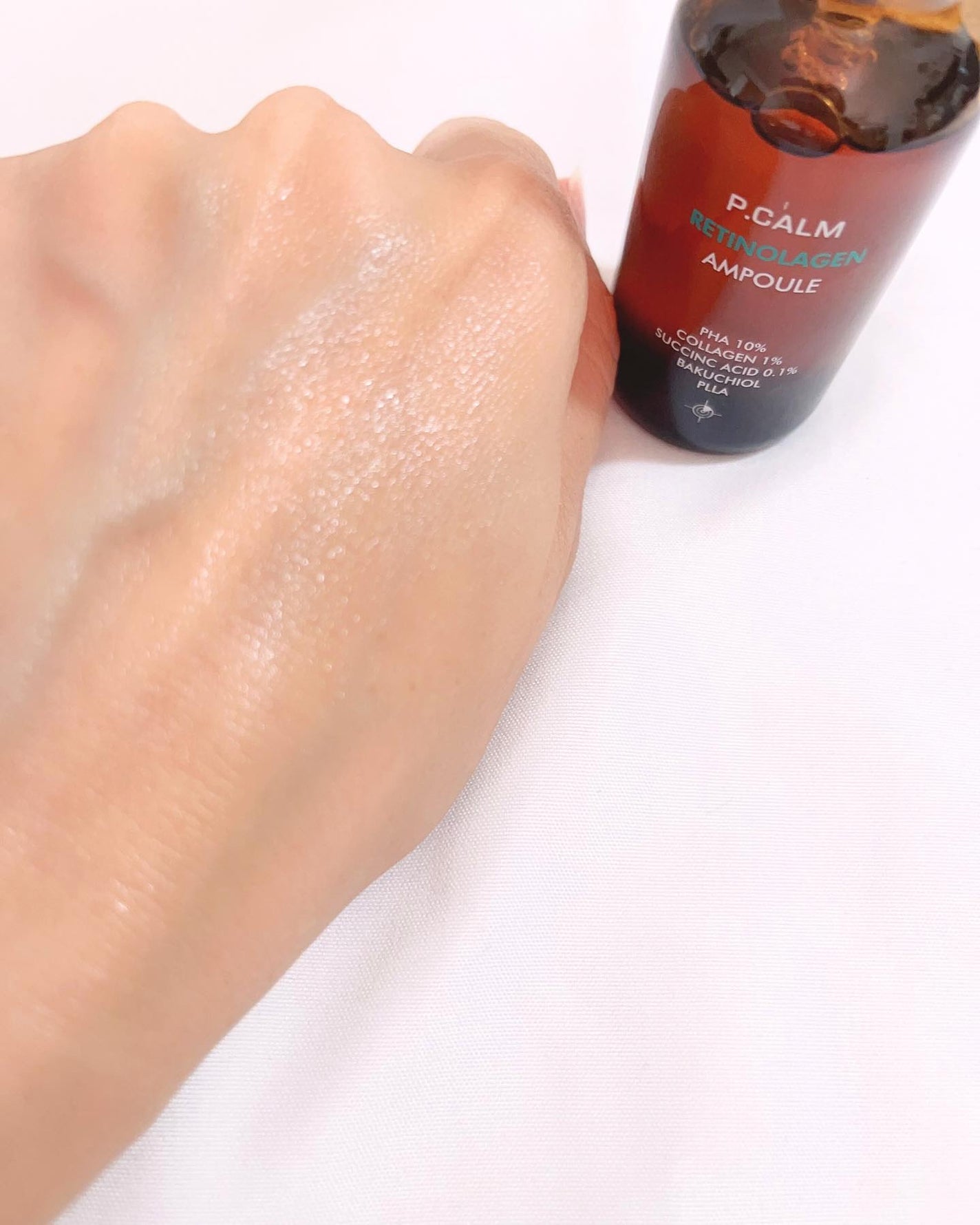 レチノーラゲンアンプル/P.CALM/美容液を使ったクチコミ(4枚目)