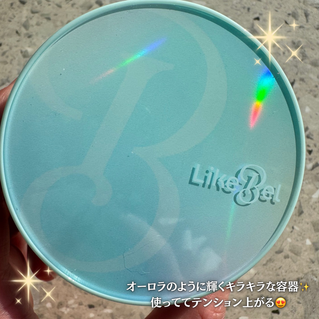 Glow me mesh cushion /Likebel/クッションファンデーションを使ったクチコミ（3枚目）