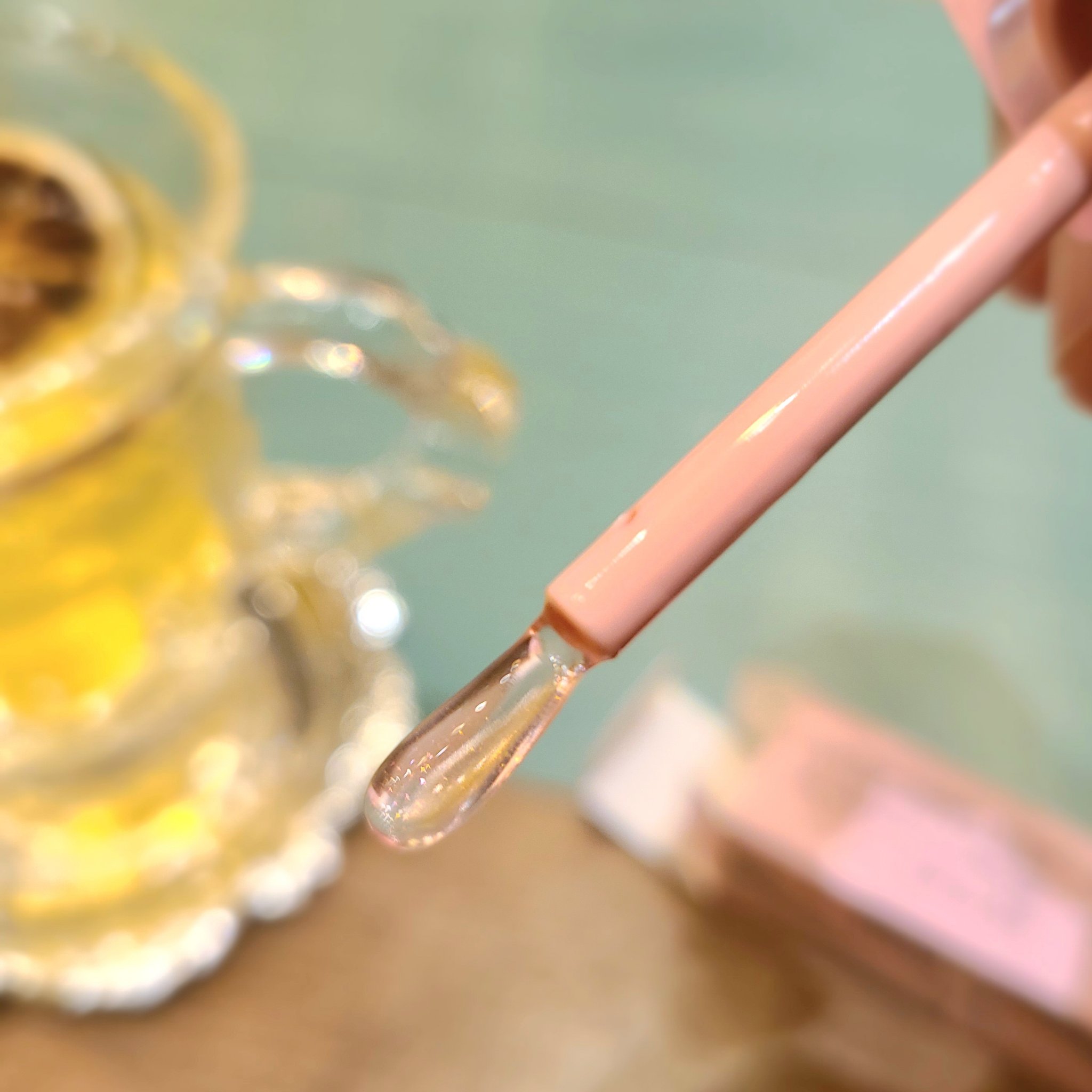 エスポア クチュールリップグロス ロージービーム(Rosy BB Edition)/espoir/リップグロスを使ったクチコミ（3枚目）