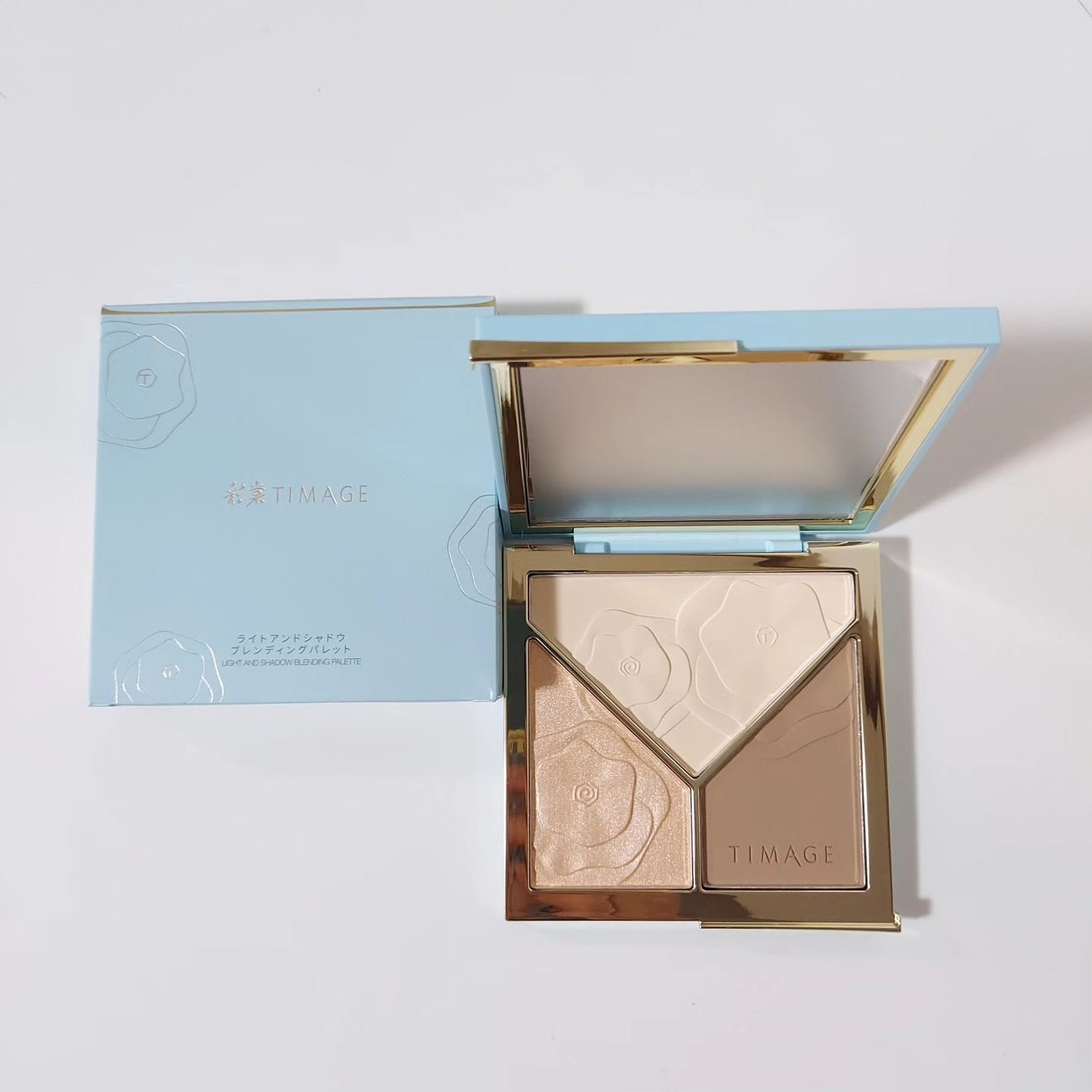 ハイライトシェーディングパレット/TIMAGE/パウダーハイライトを使ったクチコミ(7枚目)