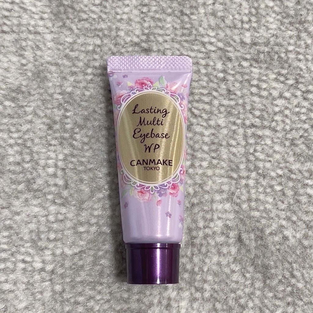 キャンメイク
ラスティングマルチアイベース WP
内容量：8g

キャンメイクのアイシャドウベース✨

色展開は
01 フロスティクリア のみです。

出した時は白いですが伸ばしていくと透明に！

私の使い方✨
ベースメイク(瞼は下地のみ)