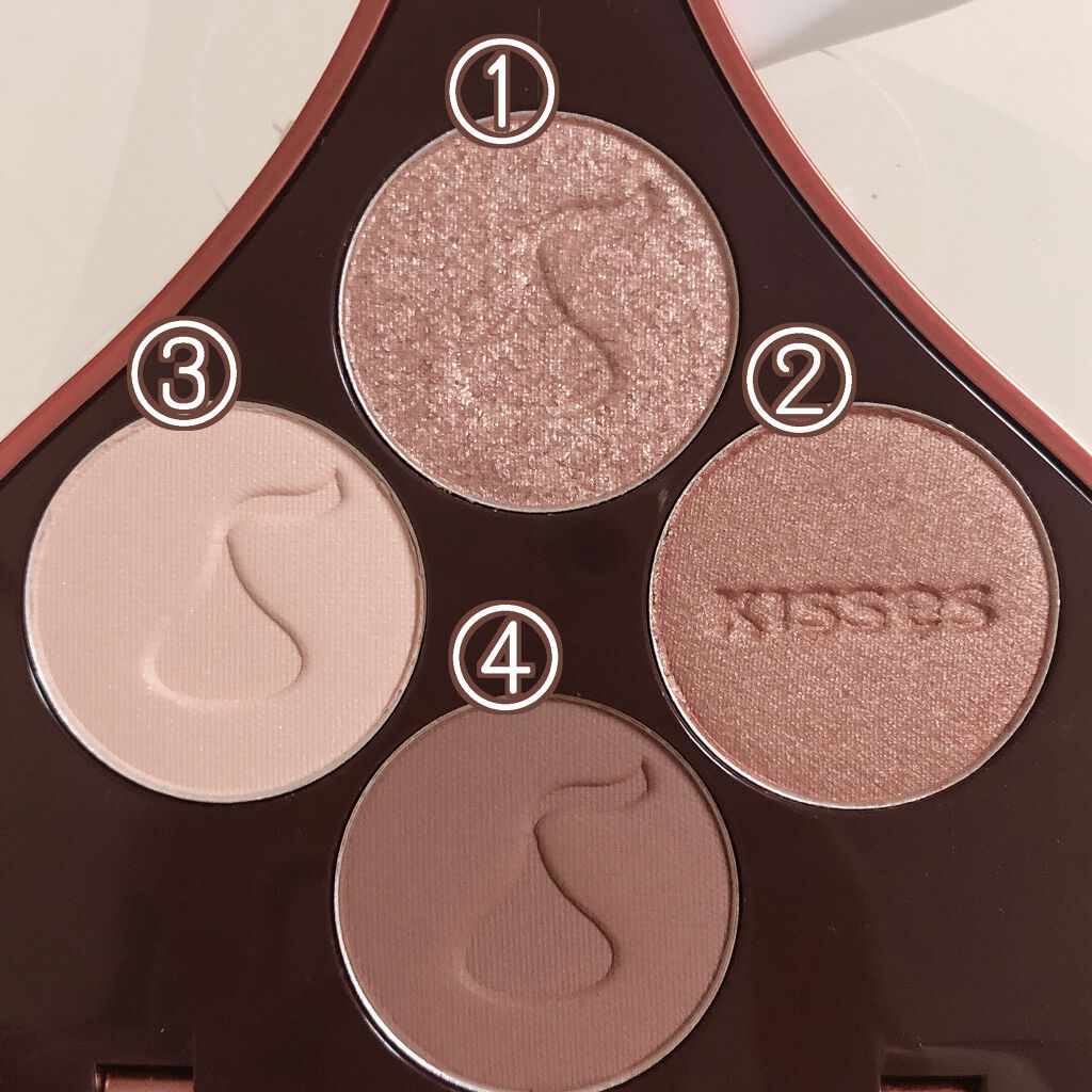 キスチョコレート プレイカラーアイズ/ETUDE/アイシャドウパレットを使ったクチコミ（3枚目）