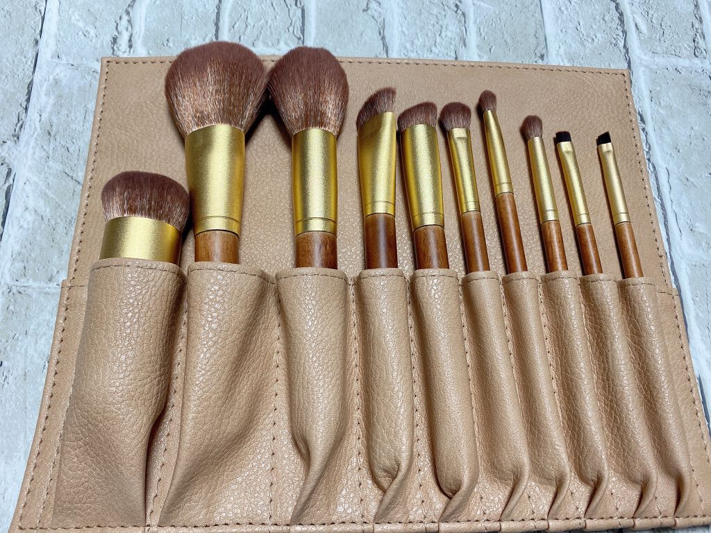 SIXPLUS X MARILYN 10本メイクアップブラシセット/SIXPLUS/メイクブラシを使ったクチコミ(2枚目)