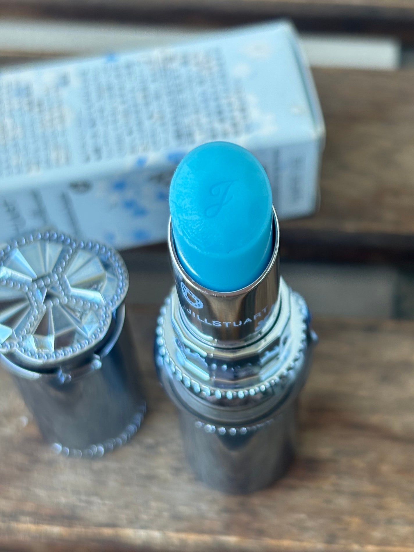 サムシングピュアブルー セント マイリップス/JILL STUART/口紅を使ったクチコミ(2枚目)