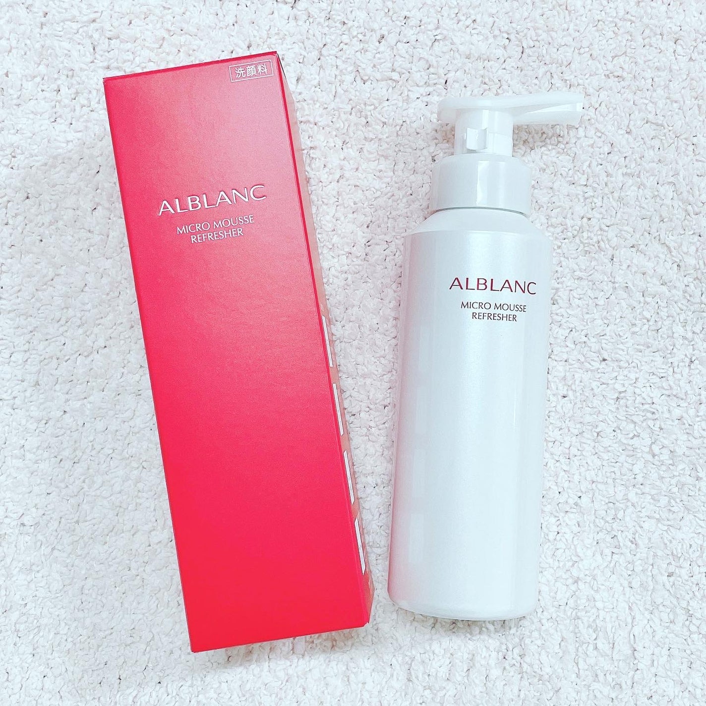 マイクロムース リフレッシャー/ALBLANC/泡洗顔を使ったクチコミ(1枚目)