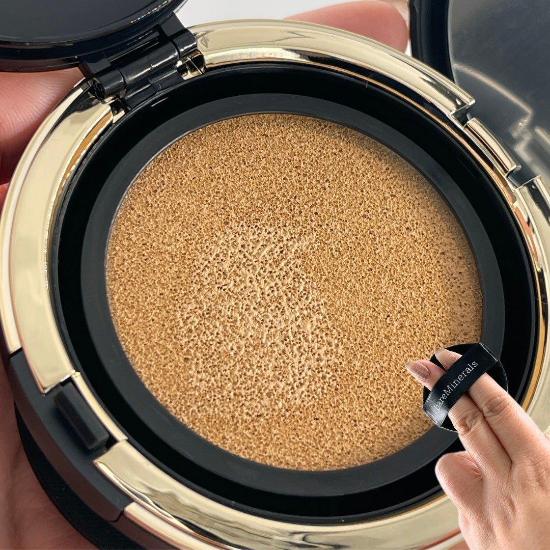 オリジナル ピュア セラム カバーアップ クッション/bareMinerals/クッションファンデーションを使ったクチコミ(3枚目)