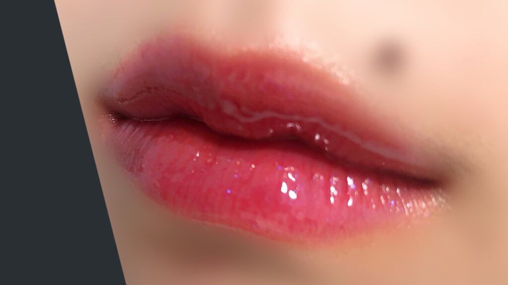 ウォータリーセラムルージュ 05 クランベリーレッド/フォーチュン/口紅を使ったクチコミ（3枚目）