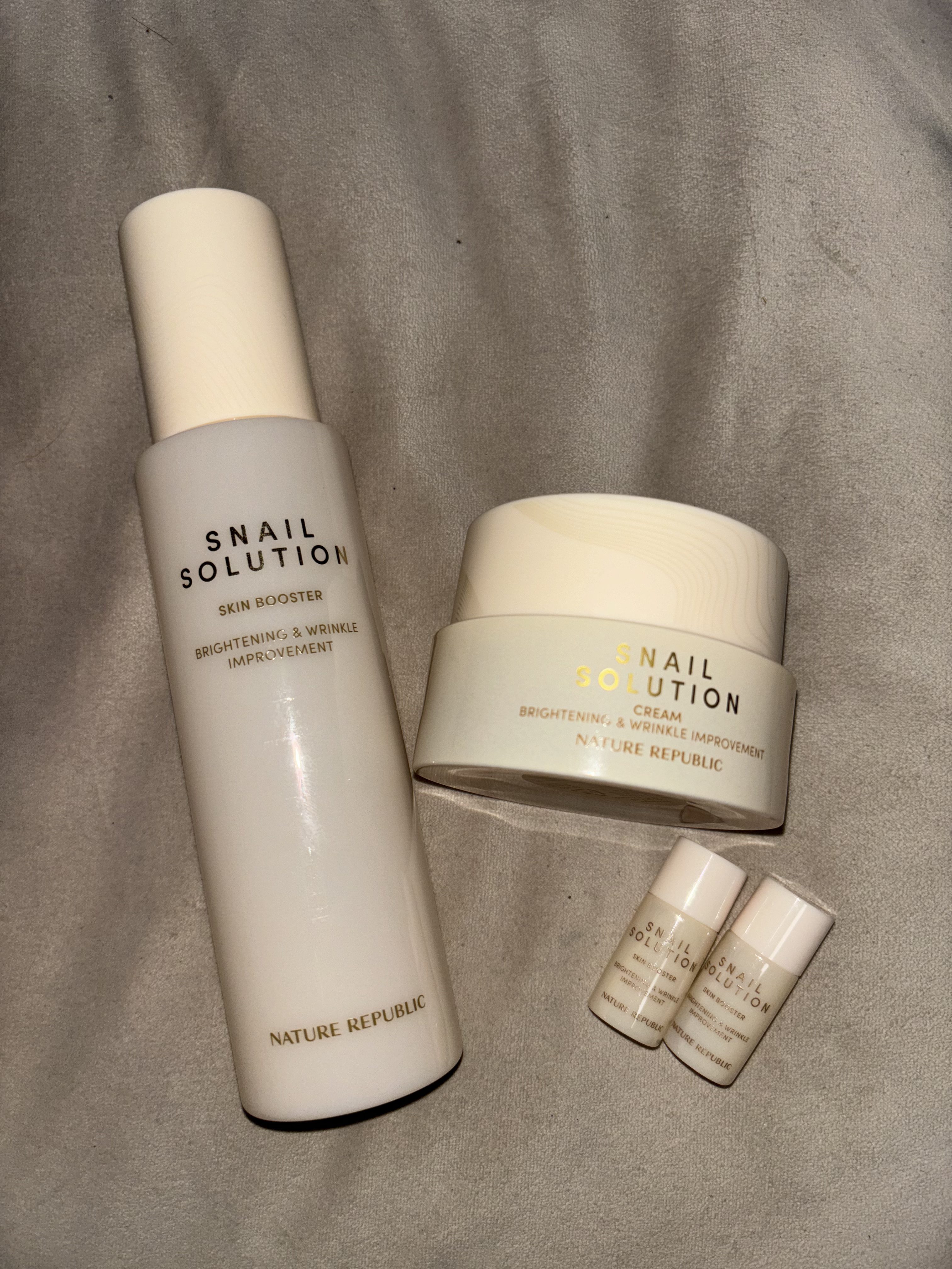 スネイルソリューションクリーム/ネイチャーリパブリック/フェイスクリームを使ったクチコミ（1枚目）