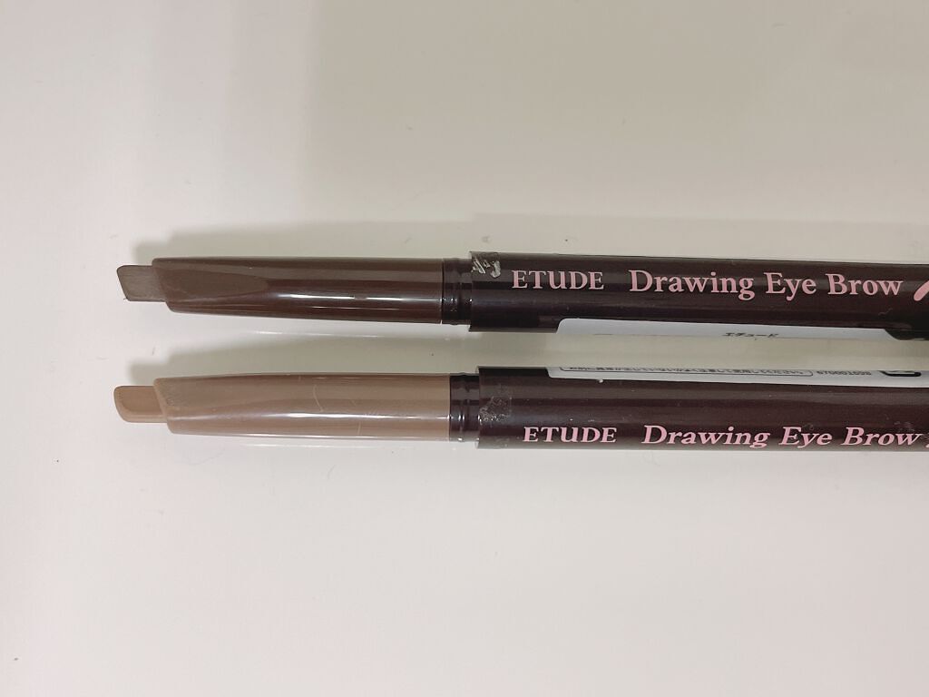 ドローイング アイブロウ ペンシル ライトブラウン/ETUDE/アイブロウペンシルを使ったクチコミ（1枚目）