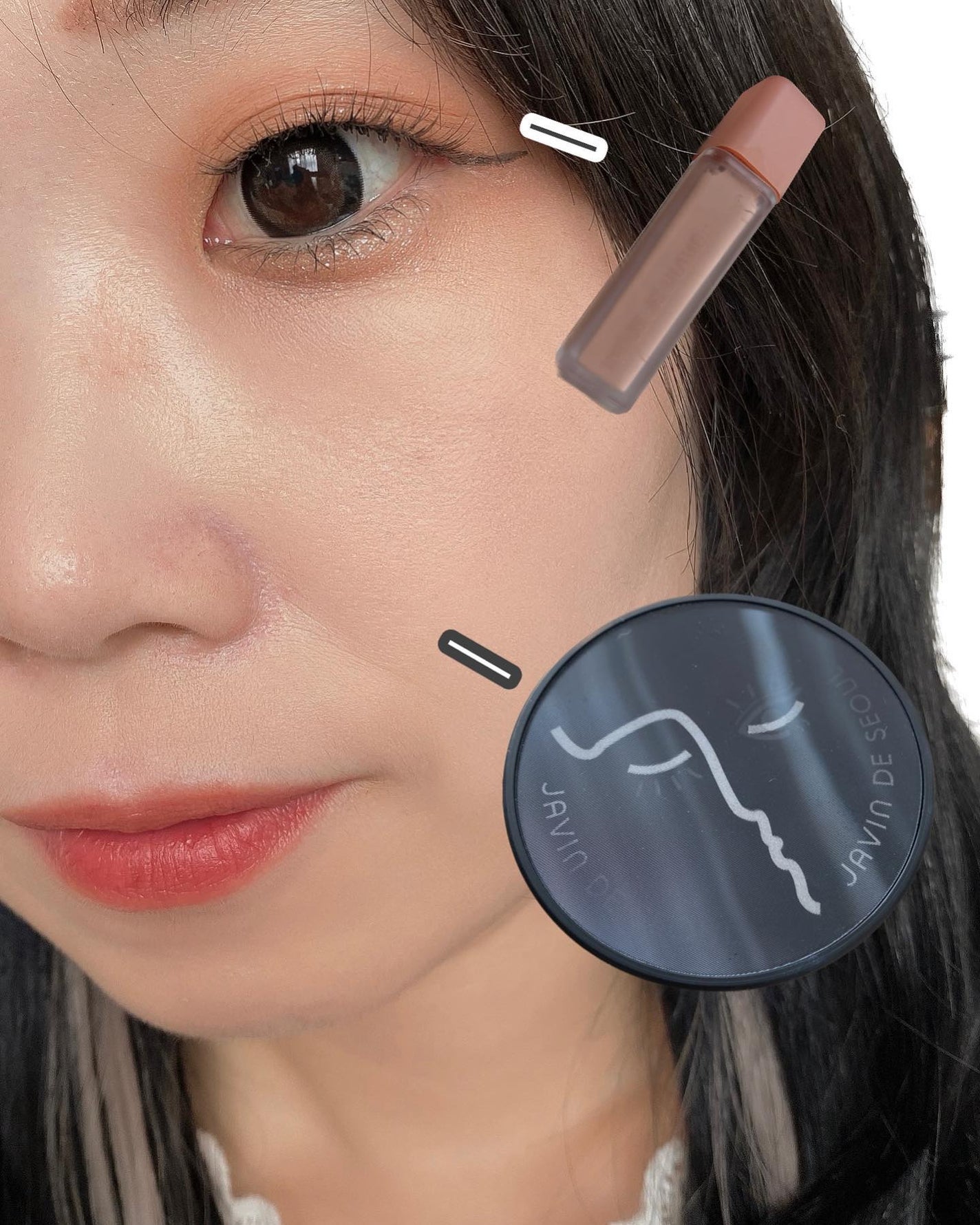 ジャビンドゥソウル ウインクファンデーションパクト/Javin De Seoul/クッションファンデーションを使ったクチコミ(6枚目)