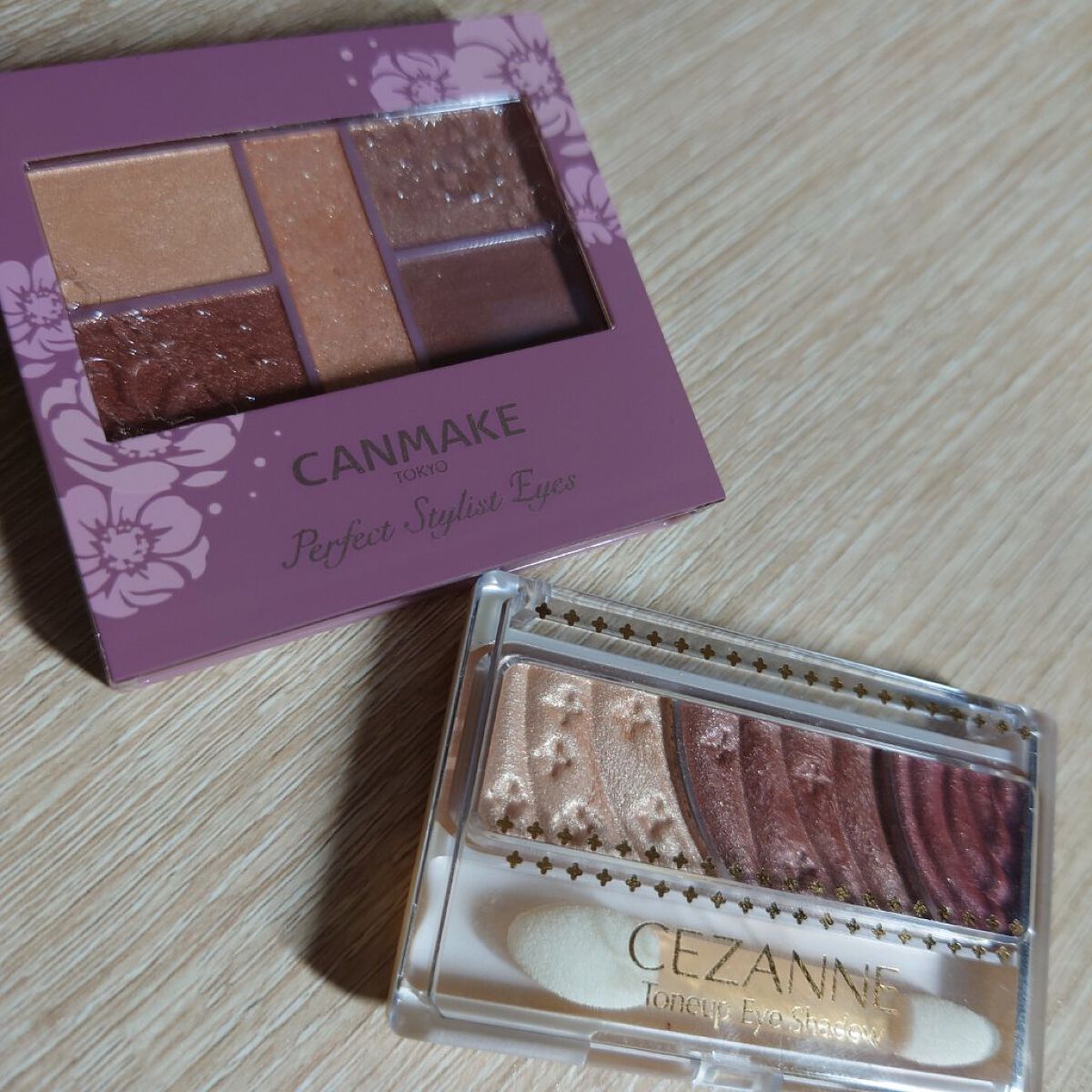 トーンアップアイシャドウ/CEZANNE/アイシャドウパレットを使ったクチコミ（1枚目）