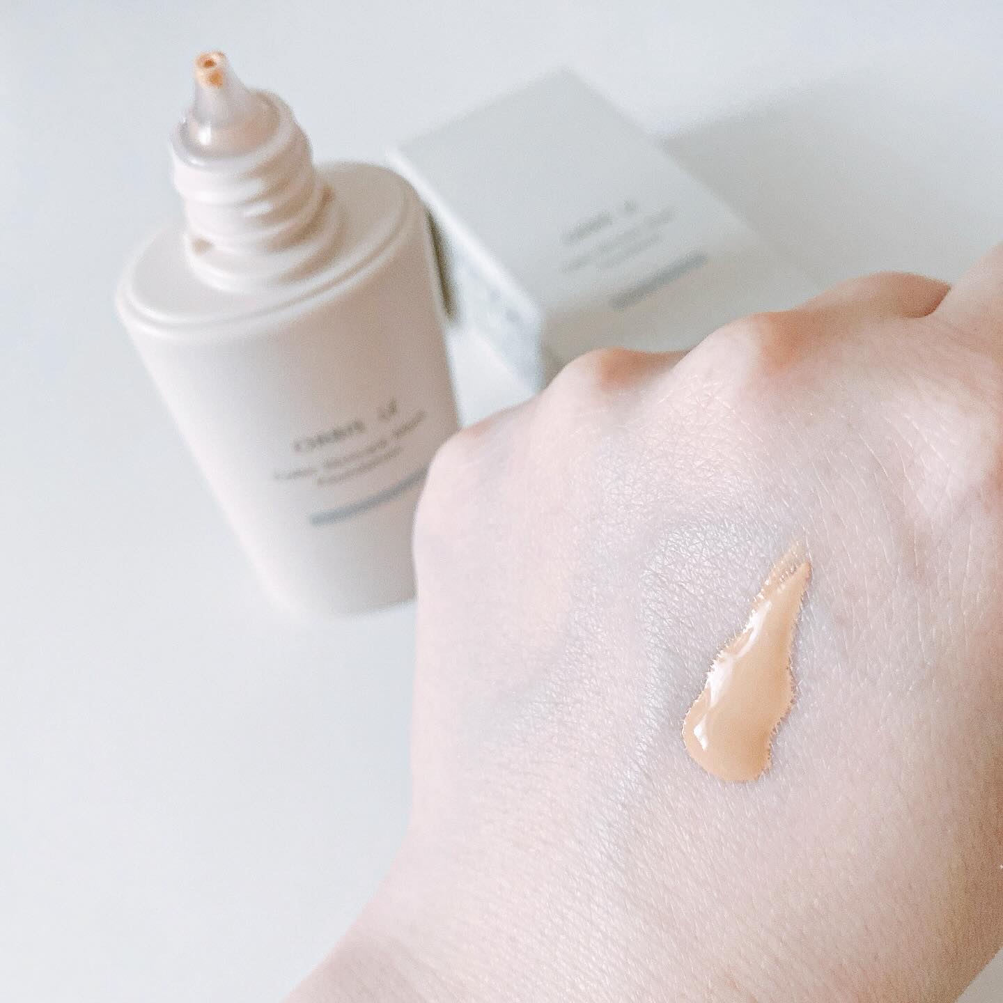 オルビスユー カラースキンケアマスク ファンデーション ナチュラル 02/オルビス/リキッドファンデーションを使ったクチコミ（2枚目）