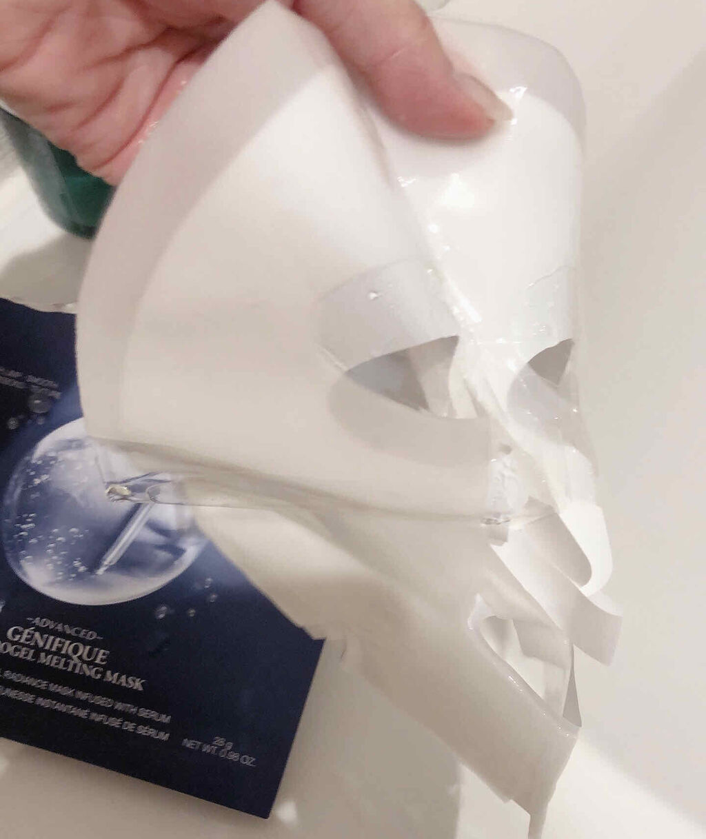 ジェニフィック アドバンスト ハイドロジェル メルティングマスク/LANCOME/シートマスク・パックを使ったクチコミ（2枚目）