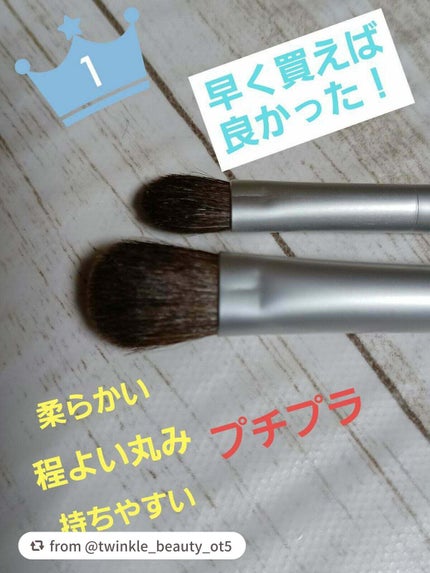 アイシャドウブラシセット/ロージーローザ/メイクブラシを使ったクチコミ(1枚目)