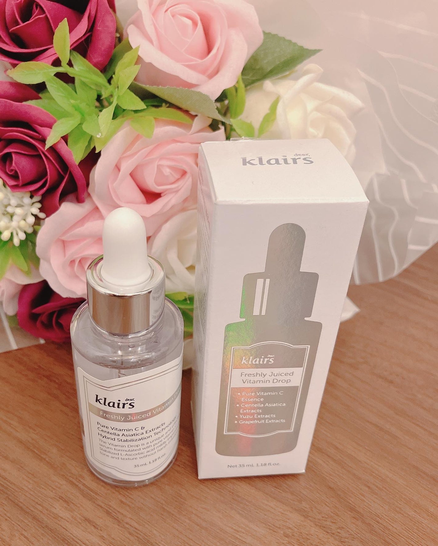 フレッシュリージュースドビタミンドロップ(35ml)/Klairs/美容液を使ったクチコミ(6枚目)