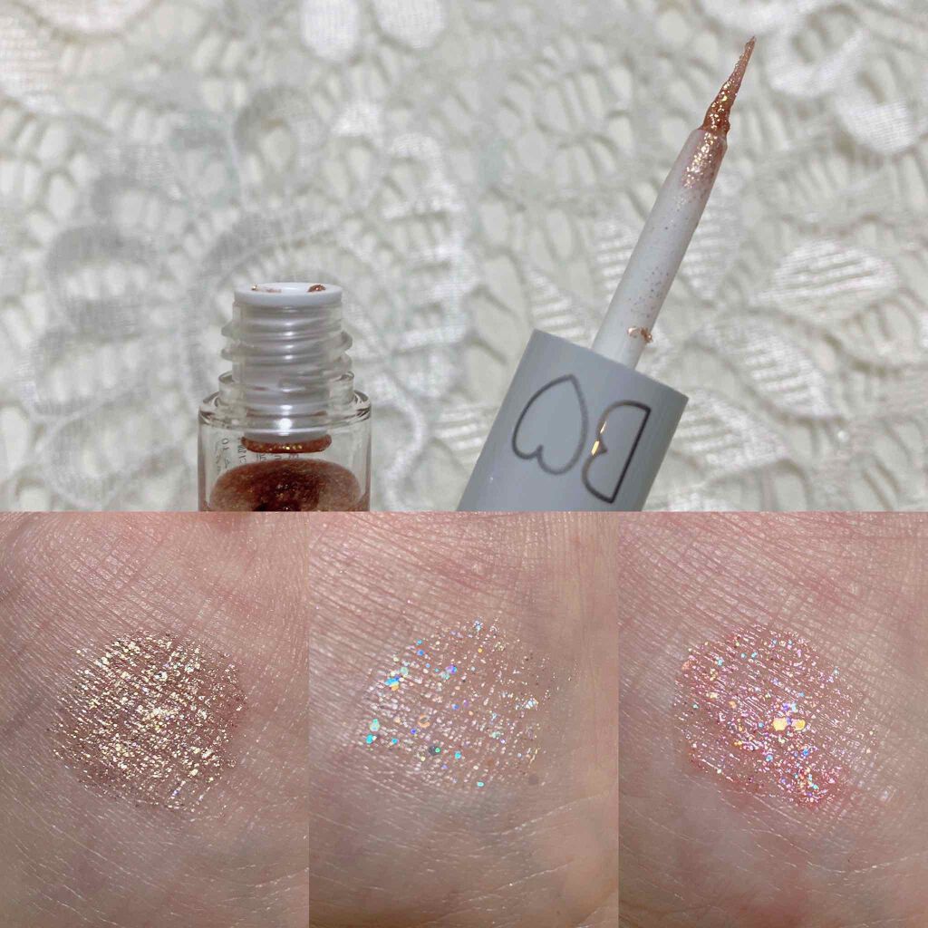 グリッターライナー/b idol/グリッターを使ったクチコミ（2枚目）