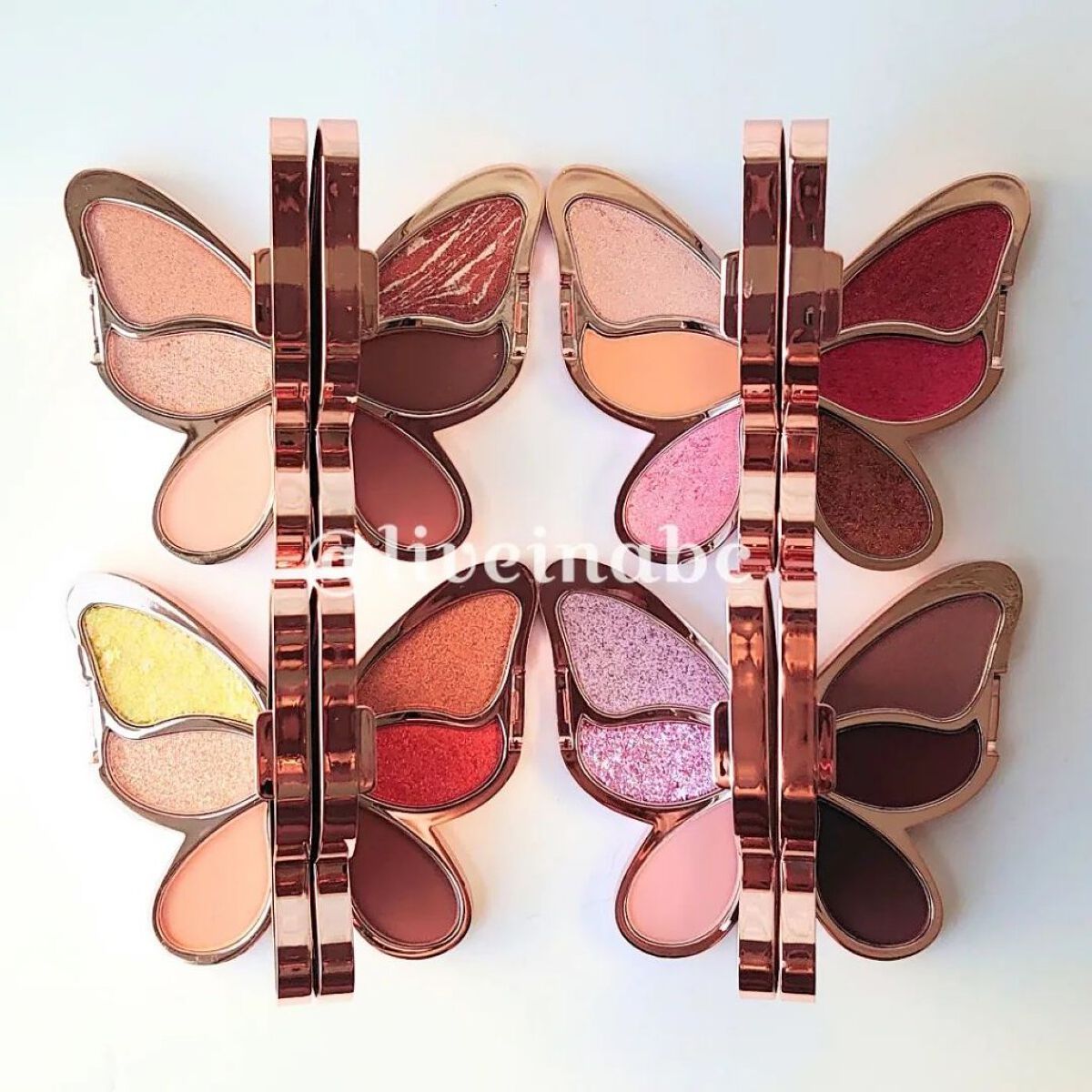 butterfly 6 colors Eye Shadow/gecomo/アイシャドウパレットを使ったクチコミ（2枚目）