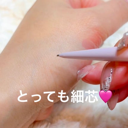 ウォータープルーフ アイブロウ(超極細芯)/FASIO/アイブロウペンシルを使ったクチコミ(4枚目)