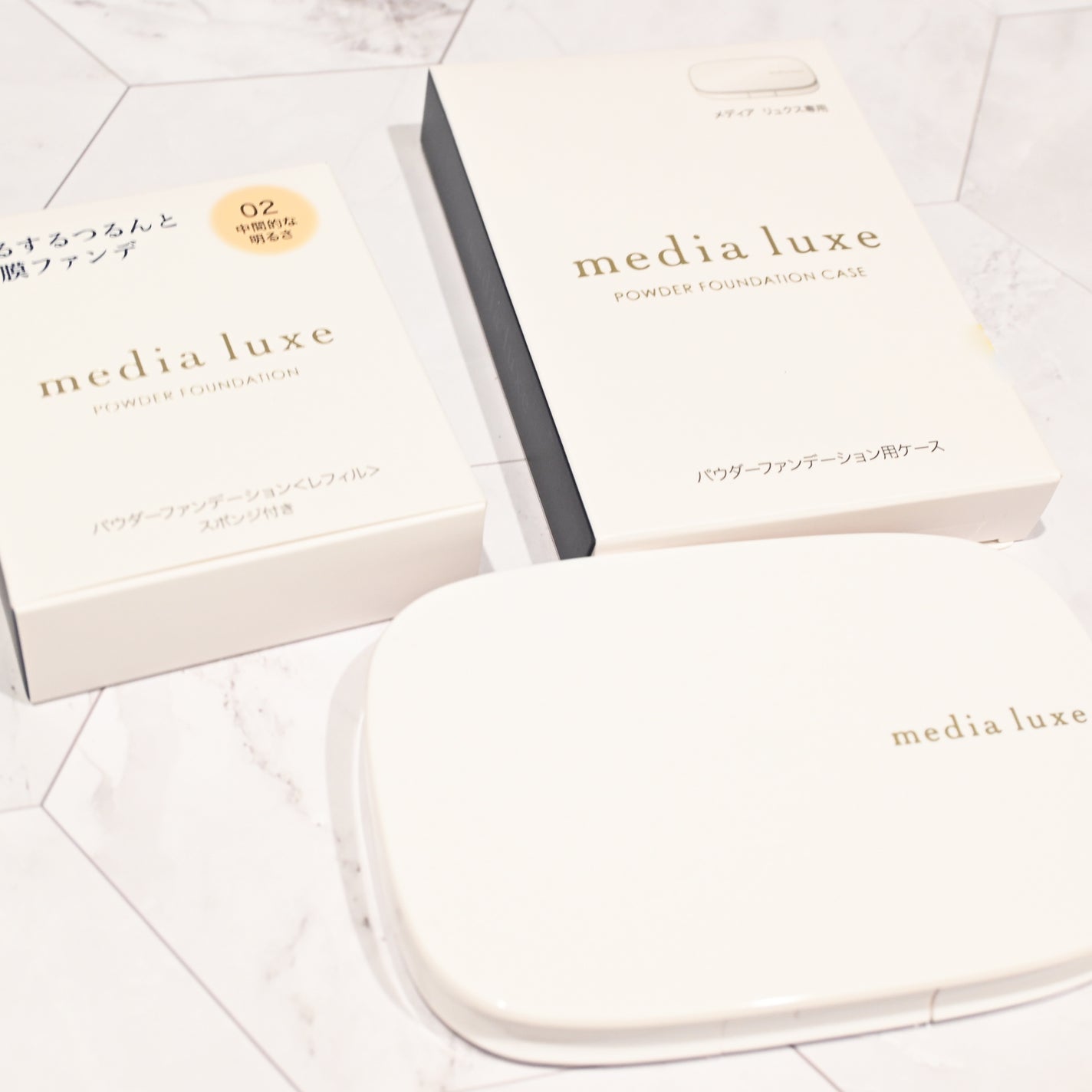 パウダーファンデーション/media luxe/パウダーファンデーションを使ったクチコミ(4枚目)
