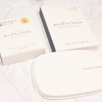パウダーファンデーション/media luxe/パウダーファンデーションを使ったクチコミ(4枚目)