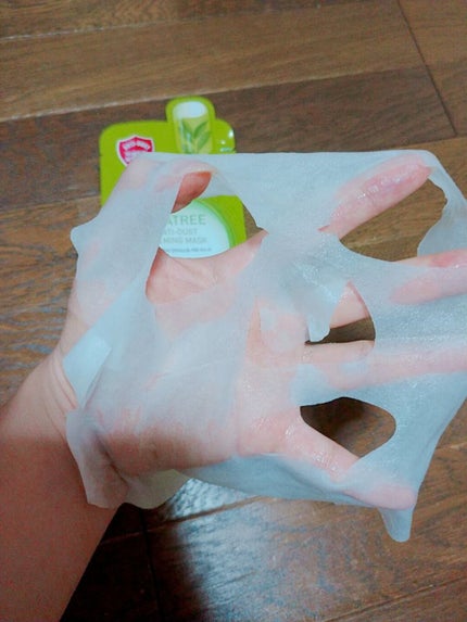 ティーツリーアンチダストカーミングマスク/MEDIHEAL/シートマスク・パックを使ったクチコミ(2枚目)