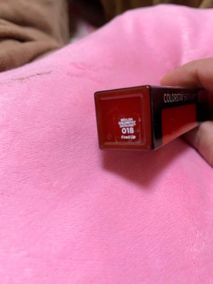 カラーステイ サテン インク/REVLON/口紅を使ったクチコミ(2枚目)