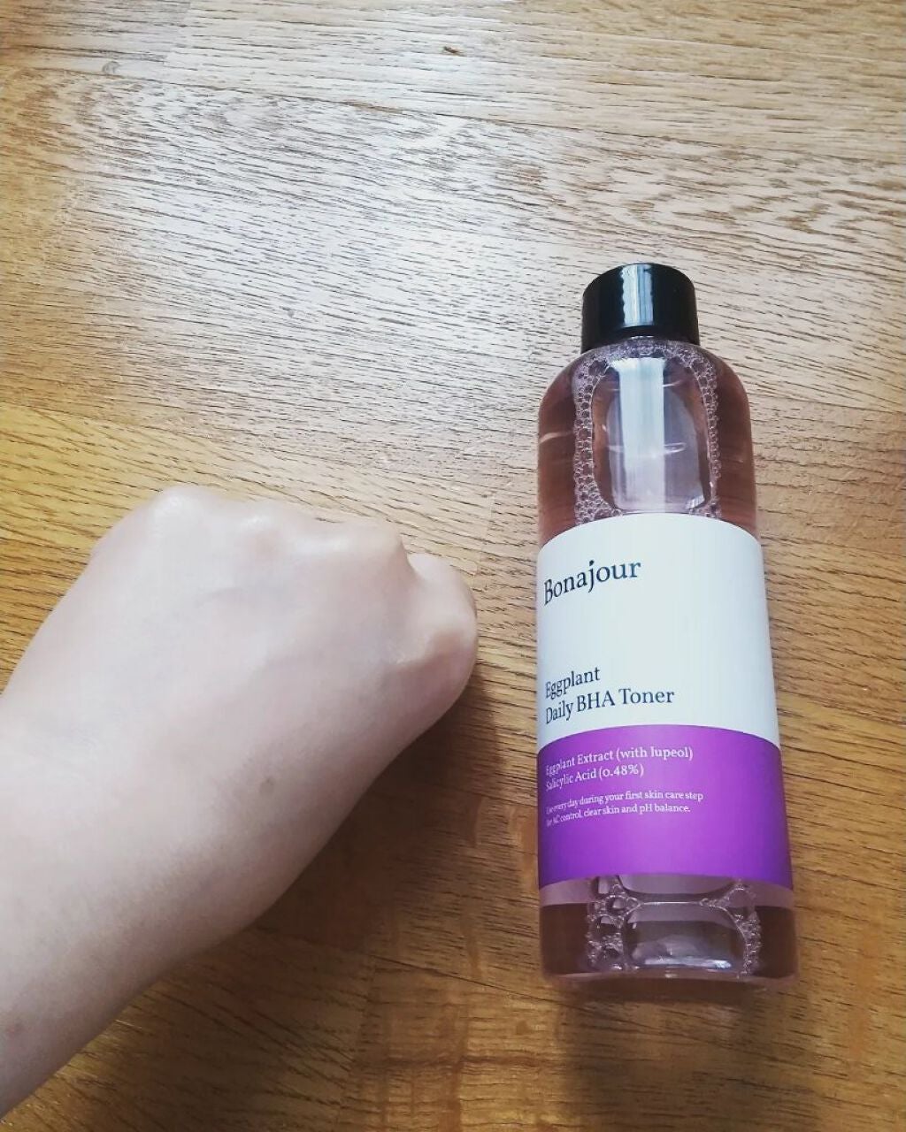 yu on LIPS 「今回は日本新商品のナスBHAトナーを試させていただきました🥰ナ..」(3枚目)