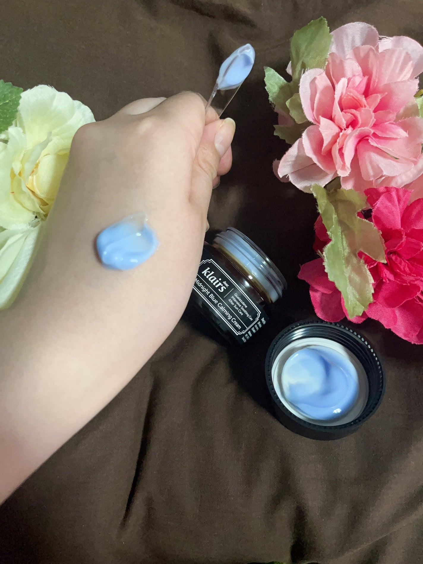 ミッドナイトブルーカーミングクリーム/Klairs/フェイスクリームを使ったクチコミ(2枚目)