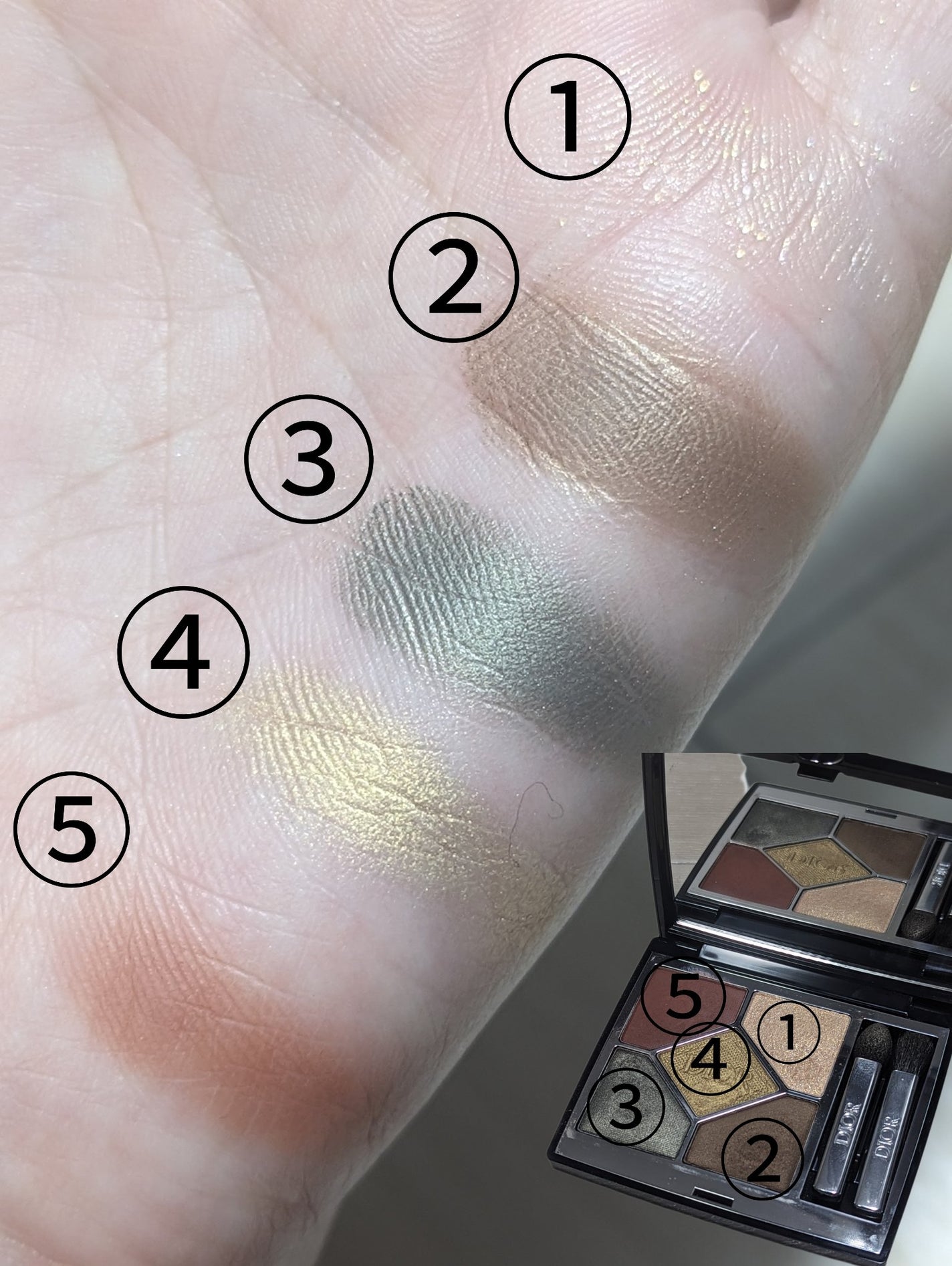 ディオールショウ サンク クルール/Dior/アイシャドウを使ったクチコミ(3枚目)
