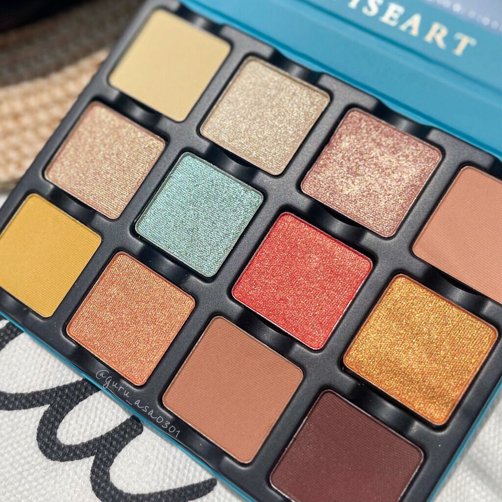 Étendu Palette   SOLEIL LA PLAGE/VISEART/アイシャドウパレットを使ったクチコミ(2枚目)