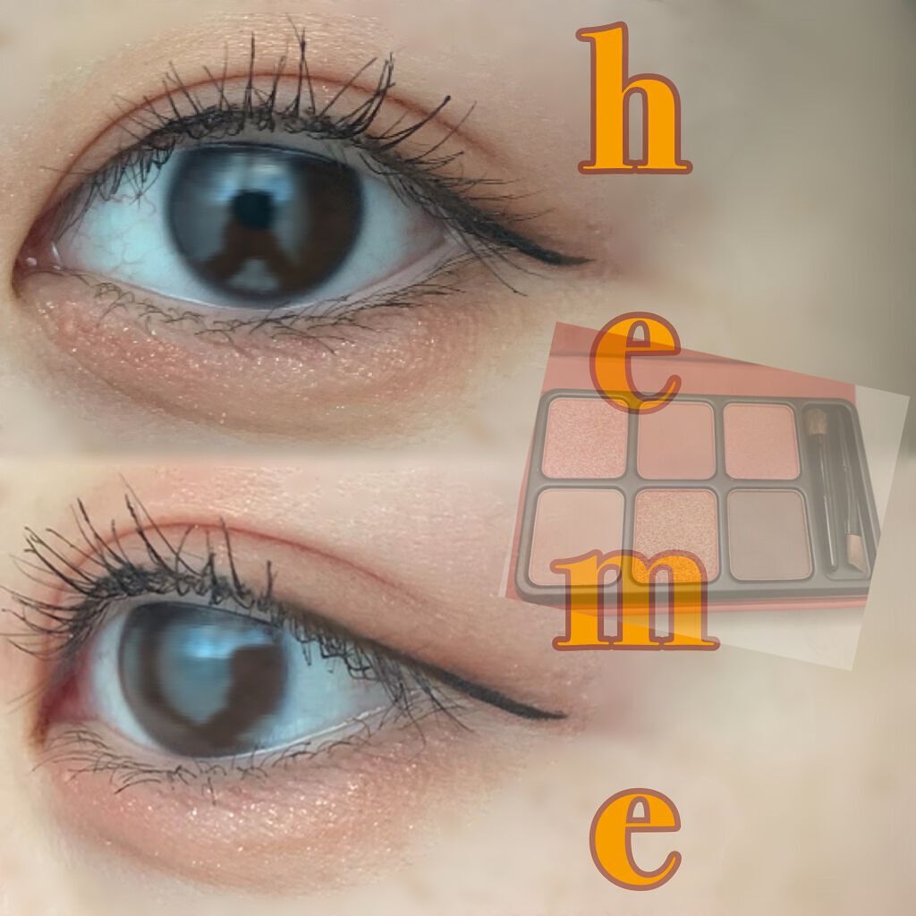 アイカラーパレット/heme/アイシャドウパレットを使ったクチコミ(1枚目)