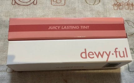 ジューシーラスティングティント 25 ベアグレープ(BARE GRAPE)/rom&nd/リップティントを使ったクチコミ(1枚目)