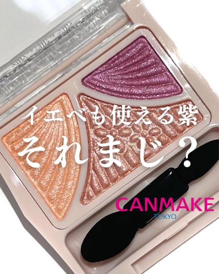 ジューシーピュアアイズ/キャンメイク/アイシャドウパレットを使ったクチコミ(1枚目)