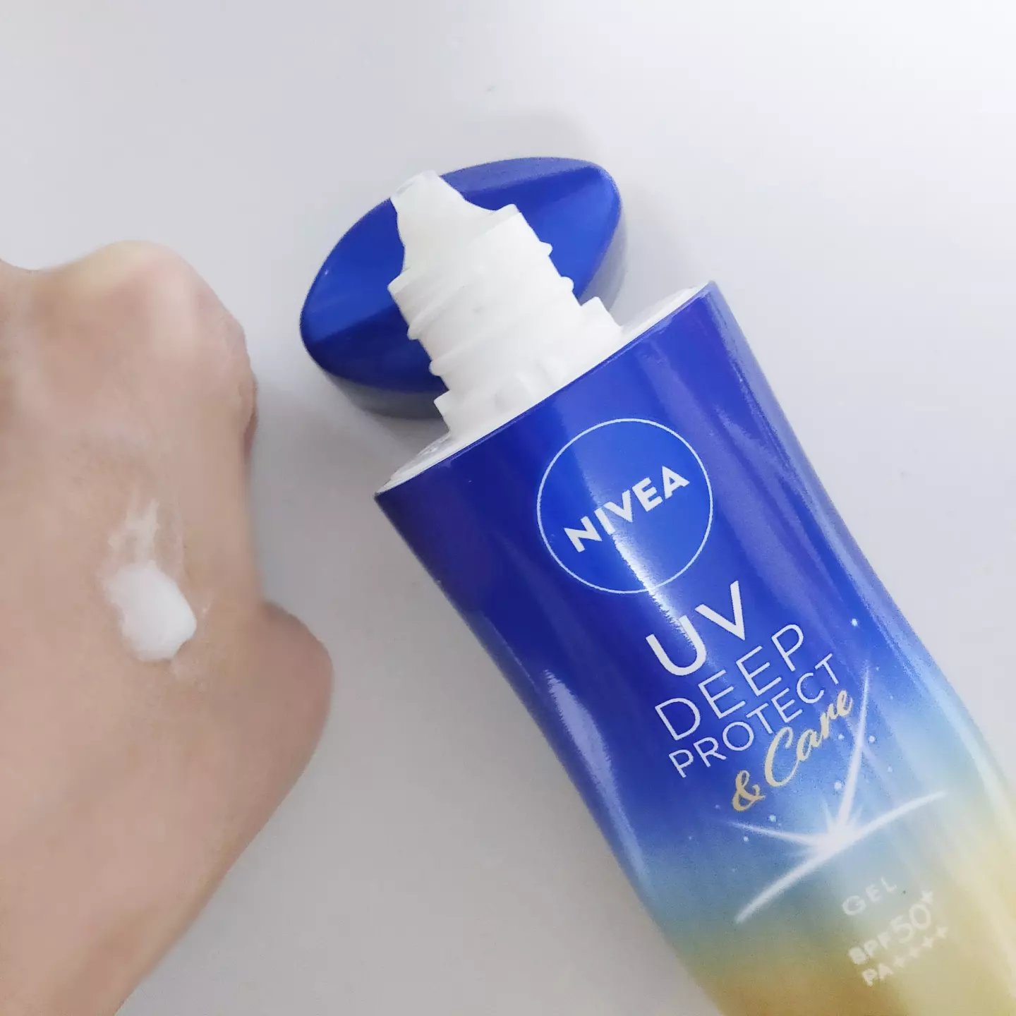 ニベアUV ディープ プロテクト＆ケア ジェル/ニベア/日焼け止めジェルを使ったクチコミ（2枚目）