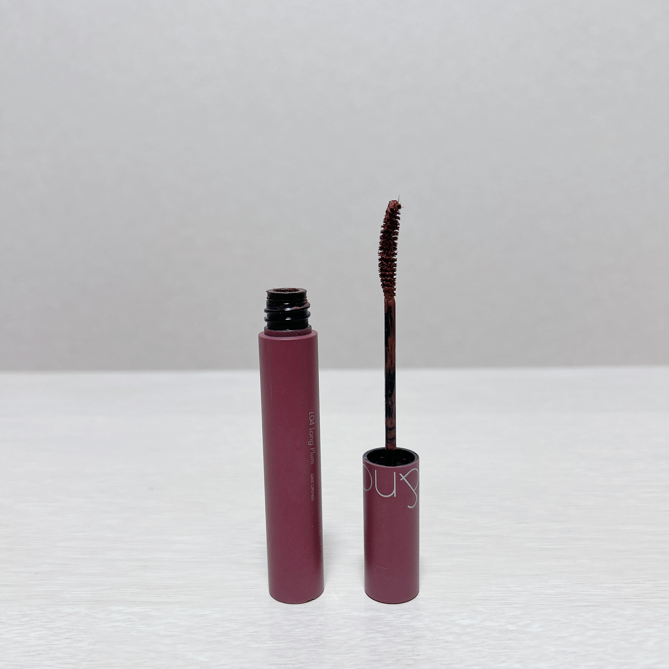 ハンオールフィックスマスカラ L04 ロングプラム(LONG PLUM)(日本限定)/rom&nd/マスカラを使ったクチコミ（3枚目）