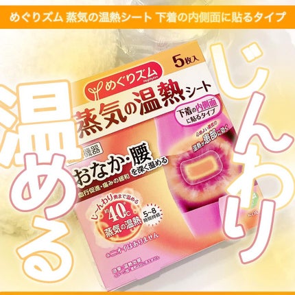 蒸気の温熱シート 下着の内側面に貼るタイプ/めぐりズム/その他を使ったクチコミ(1枚目)