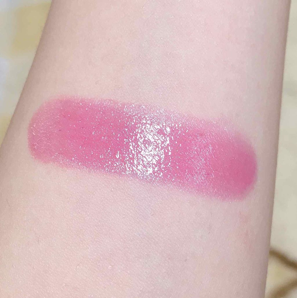 ラスティンググロスリップ/CEZANNE/口紅を使ったクチコミ（3枚目）