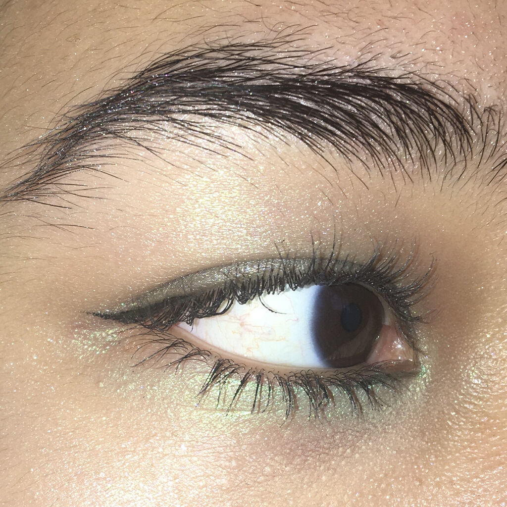 ラブ・ライナー リキッドアイライナー グリッターコレクション2 オリーブカーキ/ラブ・ライナー/リキッドアイライナーを使ったクチコミ（2枚目）