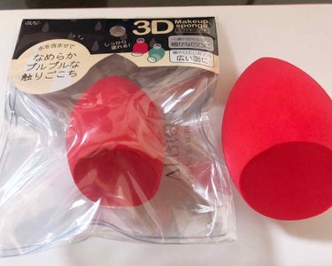 ビー・エヌ 3D メイクアップスポンジ のクチコミ「BN ビー・エヌ
3Dメイクアップスポンジ
ソフトケース付き

水あり、水なし両用

税込32.....」（3枚目）
