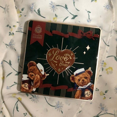 Love Bear 9色 アイシャドウパレット キャラメル抹茶/FlowerKnows/アイシャドウパレットを使ったクチコミ（3枚目）