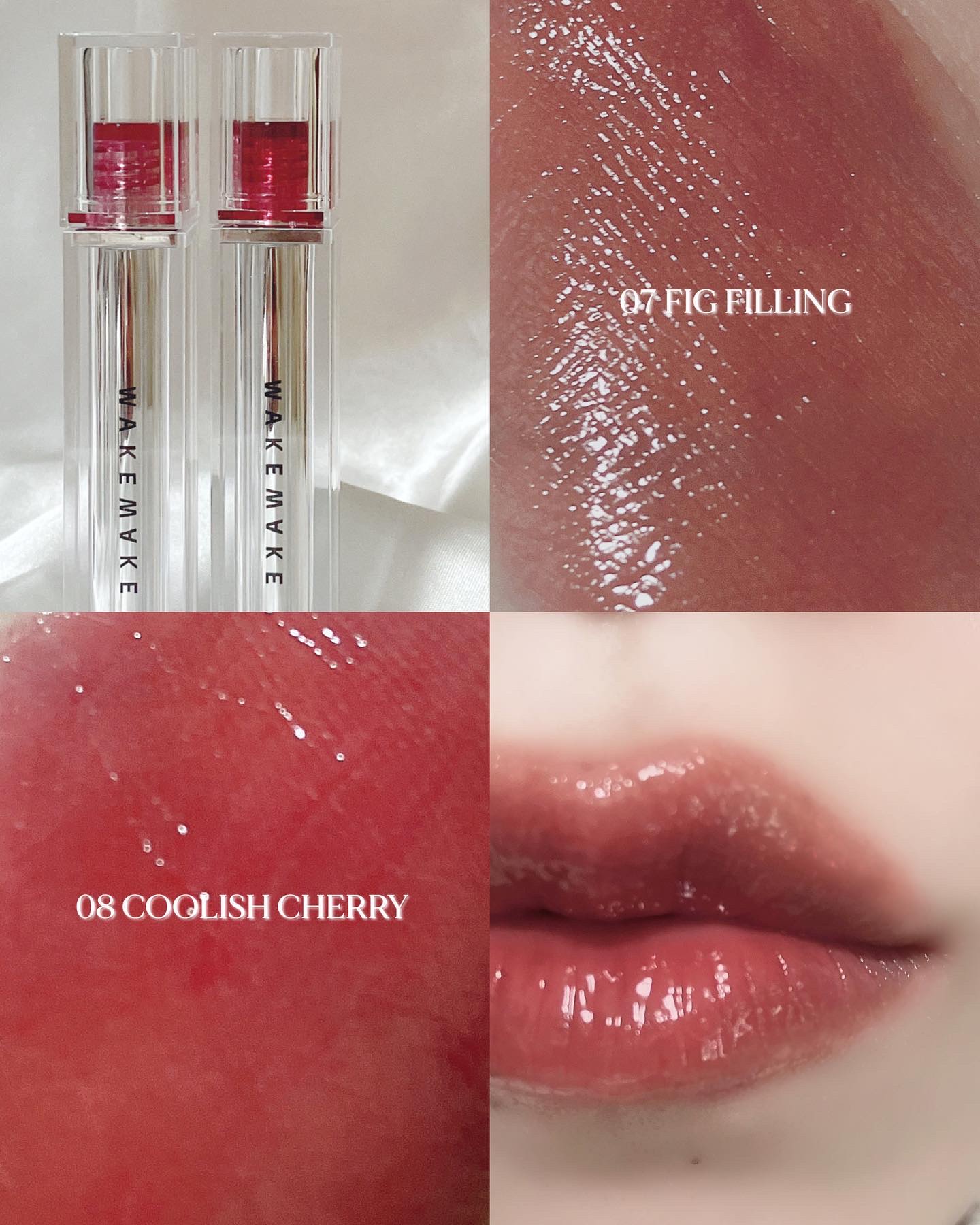 デュイジェルグロウティント/wakemake/リップティントを使ったクチコミ（1枚目）