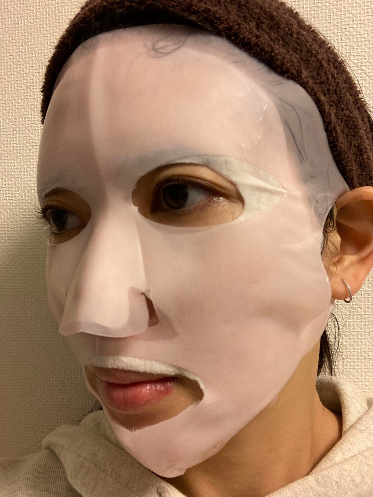 シリコーン潤マスク 3D/DAISO/その他スキンケアグッズを使ったクチコミ(1枚目)