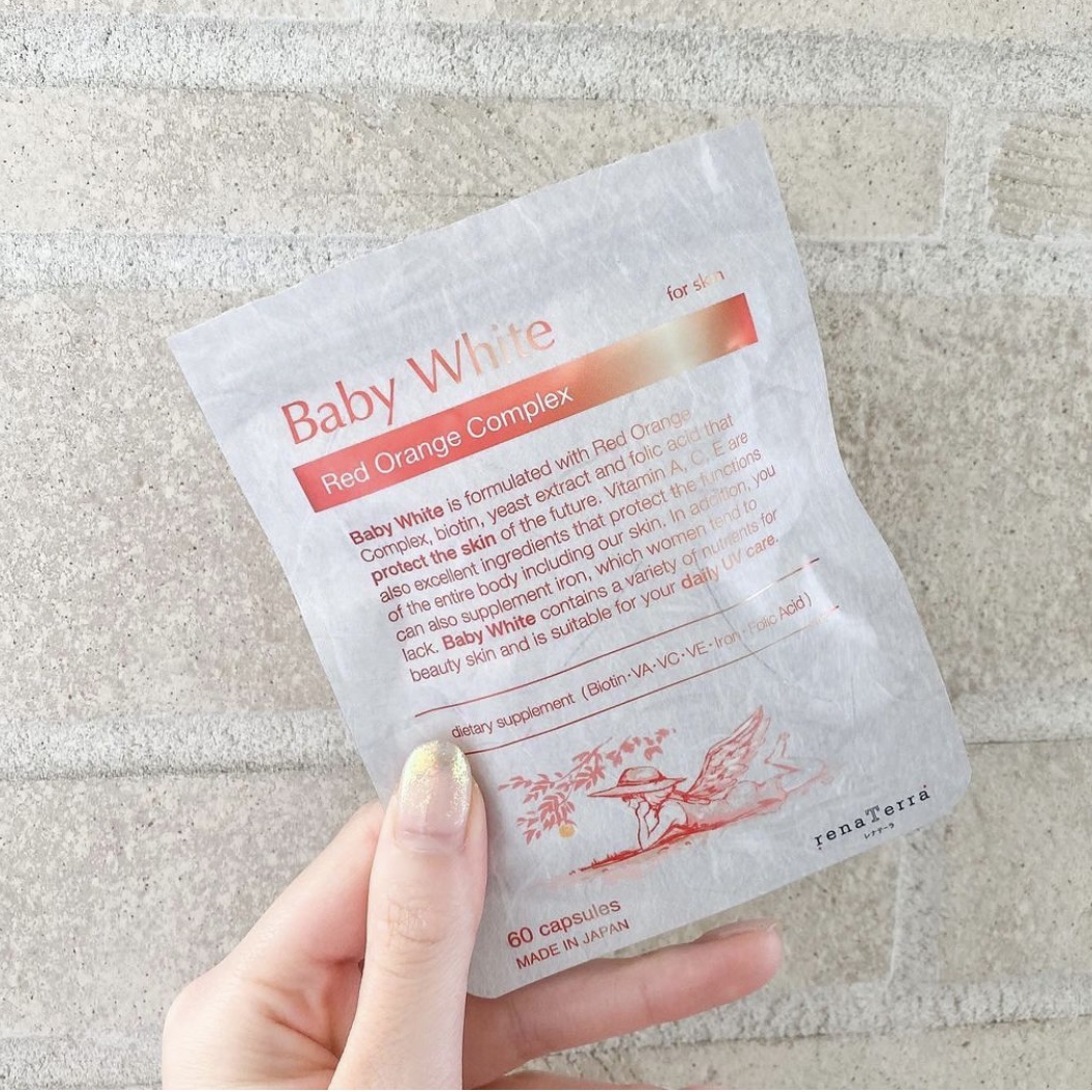 Baby White 60粒/renaTerra/美容サプリメントを使ったクチコミ（2枚目）