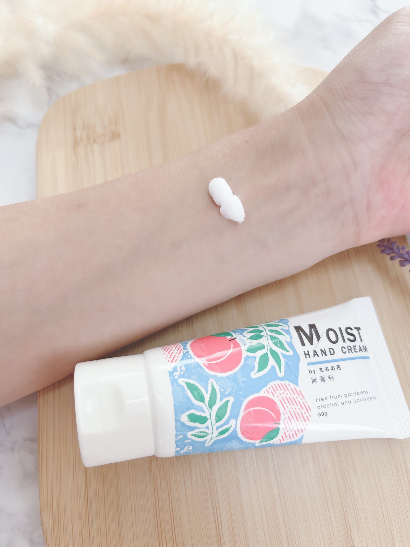 ももの花 ハンドクリーム/オリヂナル/ハンドクリームを使ったクチコミ(5枚目)